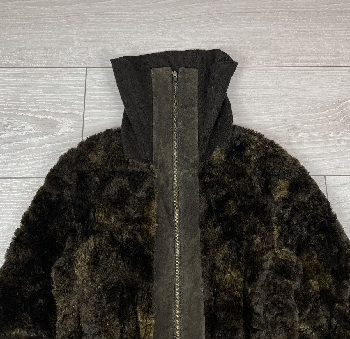 If Six Was Nine If Six Was Nine Avante Garde Cropped Fur Brown Jacket Size M / US 6-8 / IT 42-44 - 5 Thumbnail