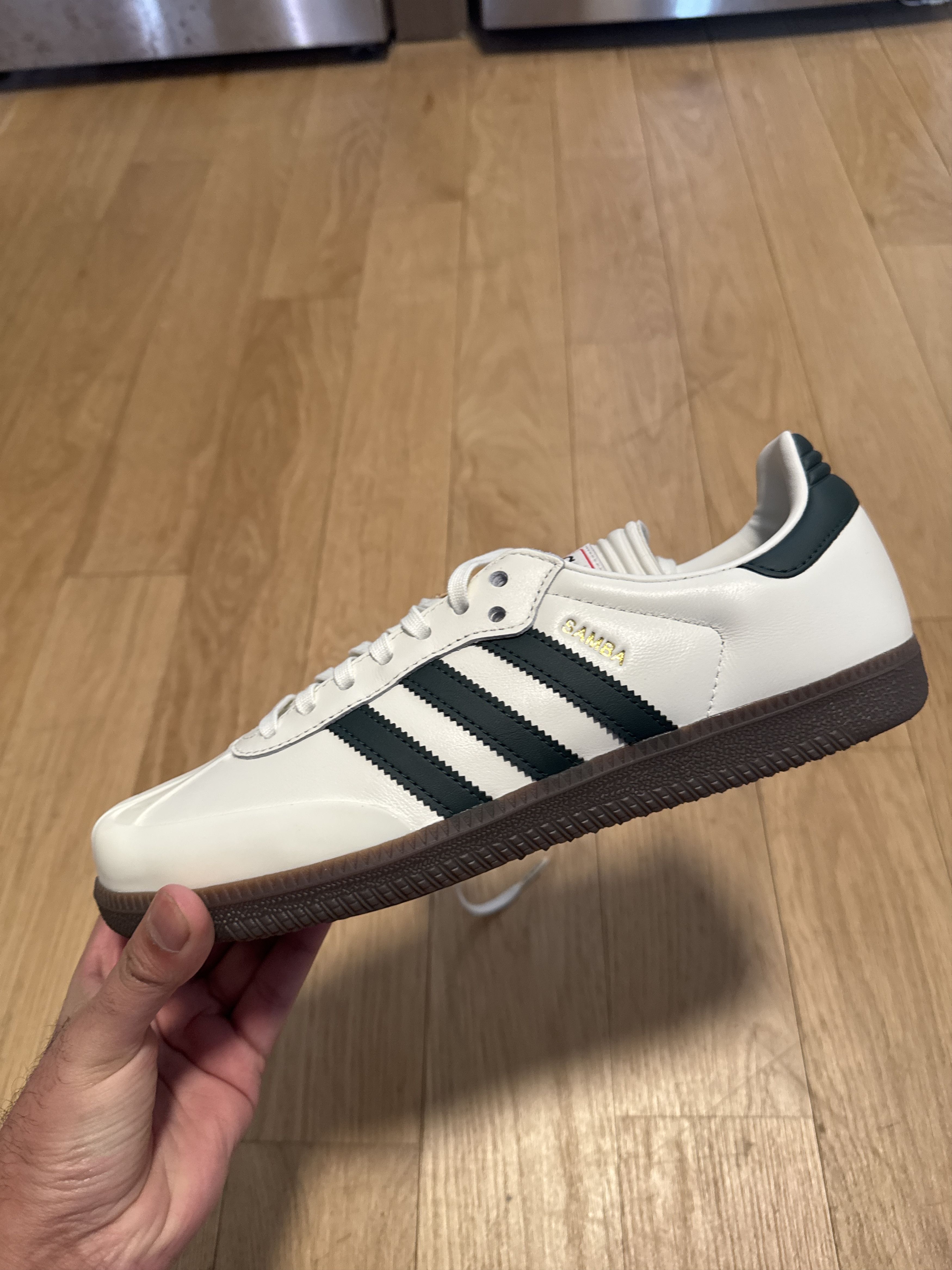 Adidas × Bape 2026 Adidas X Bape Samba White and Green Colorway Size US 9.5 / EU 42-43 - 8 Thumbnail