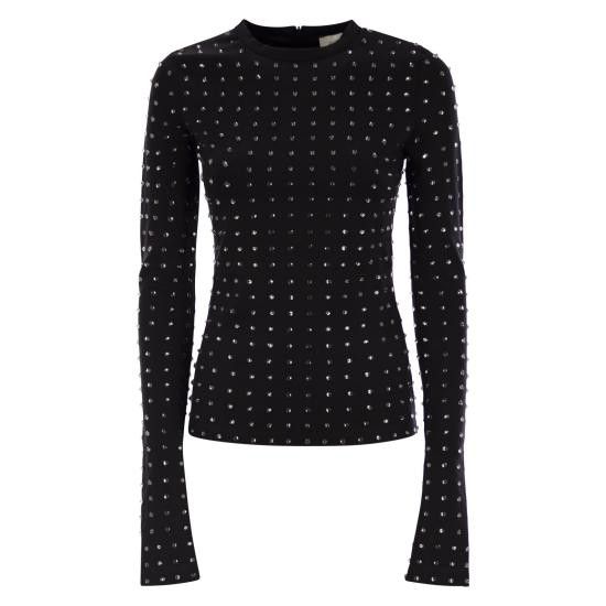 Sportmax SPORTMAX Women Polo Shirts 2512941031600 BLACK Size S / US 4 / IT 40 - 1 Thumbnail
