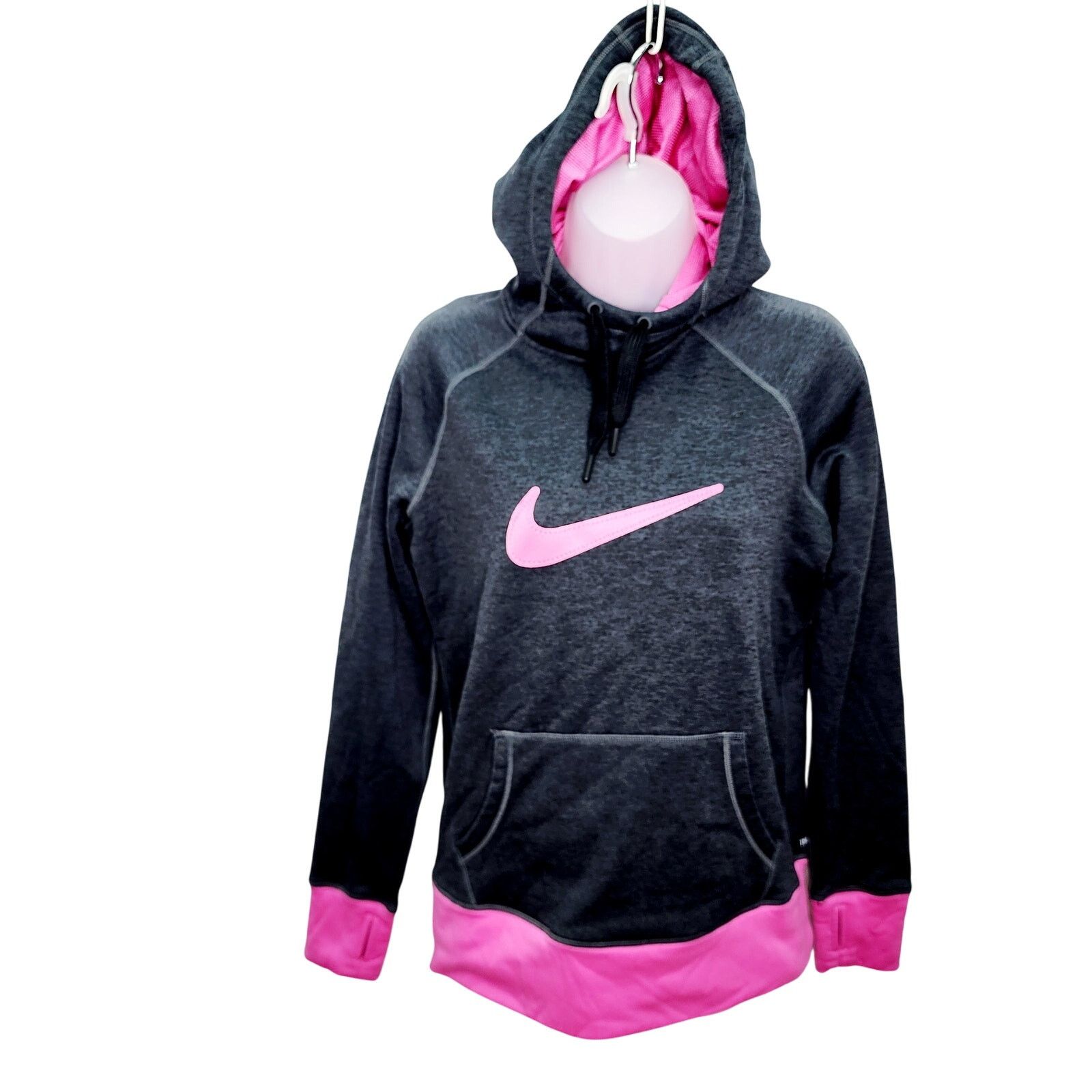 Nike Nike Therma Fit Gray & Purple Hooded Pull Over Sweatshirt M Size M / US 6-8 / IT 42-44 - 1 Thumbnail