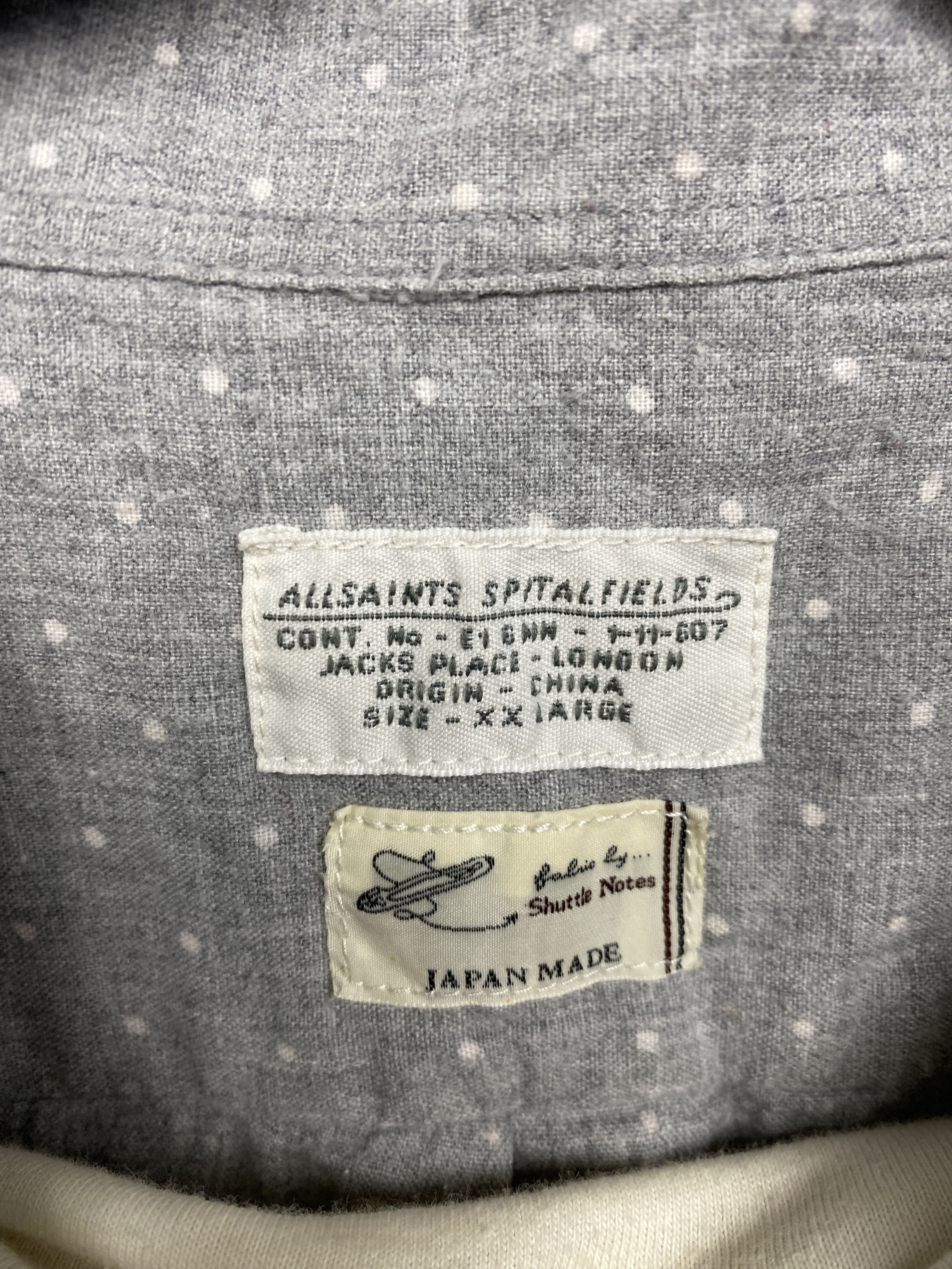 Allsaints Allsaints Vintage Mens Midori Long Sleeve Shirt japan made Size US XXL / EU 58 / 5 - 3 Thumbnail