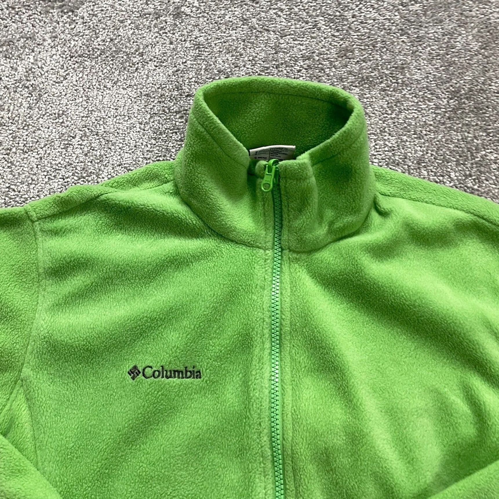 Apple Columbia Interchange Fleece Jacket Womens S Apple Green Full Zip Mock Neck Jacket Size S / US 4 / IT 40 - 3 Thumbnail