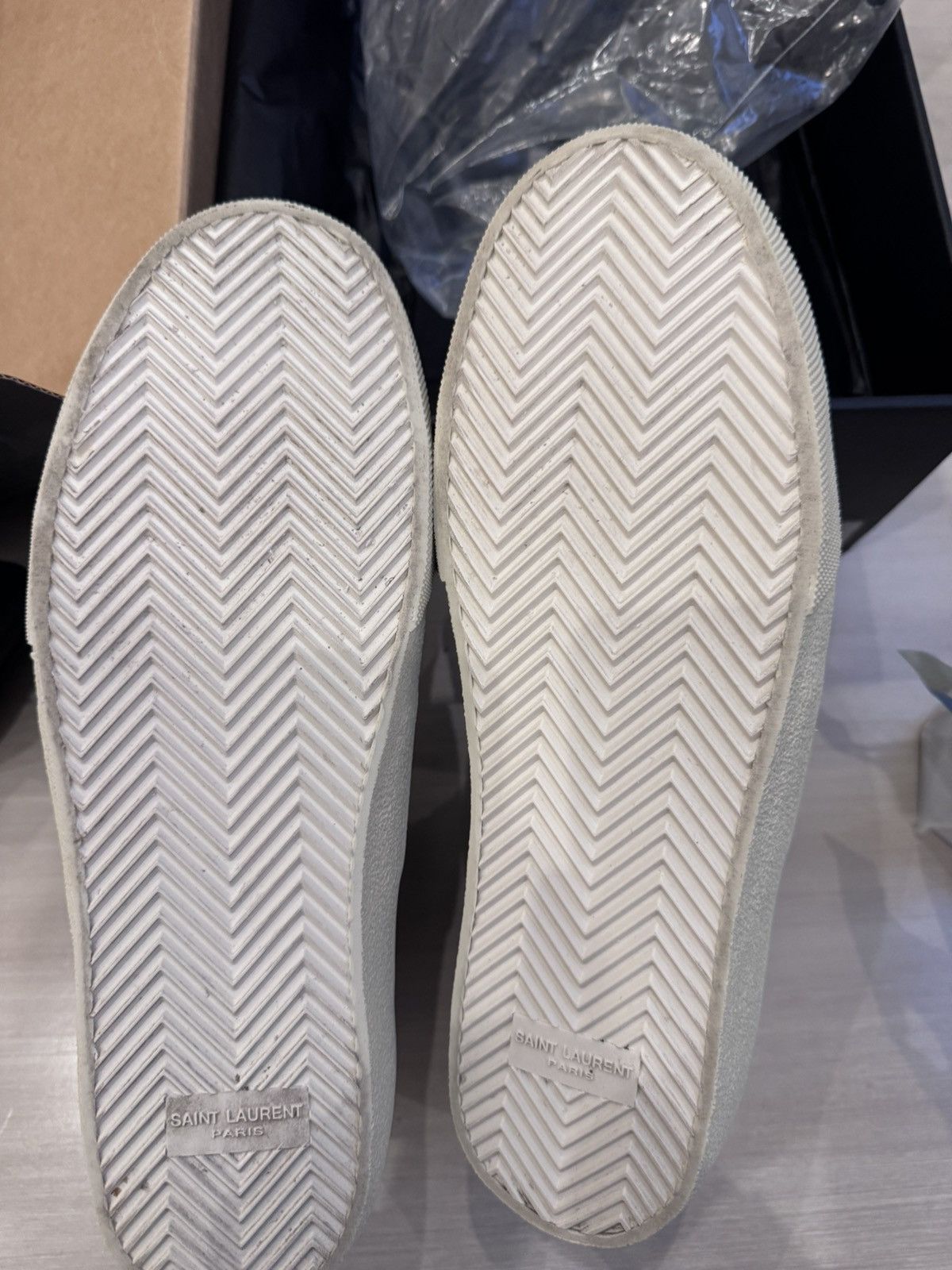 Saint Laurent Paris Saint Laurent Paris SS16 Checkerboard High Top Sneaker Size US 10 / EU 43 - 11 Thumbnail