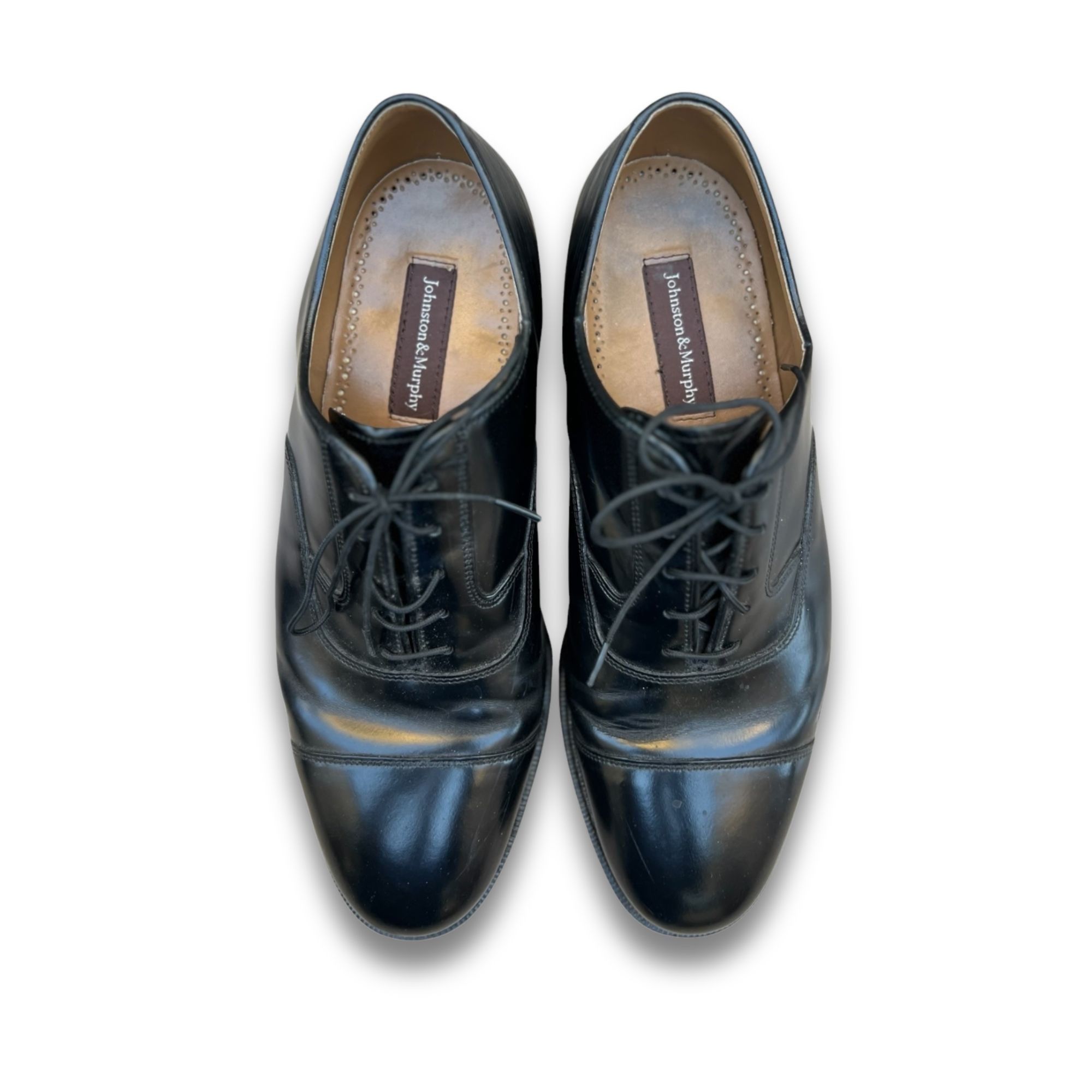 Rockport Mens Rockport Black Leather Oxford Shoes Size 8.5 Made In In Size US 8.5 / EU 41-42 - 2 Thumbnail