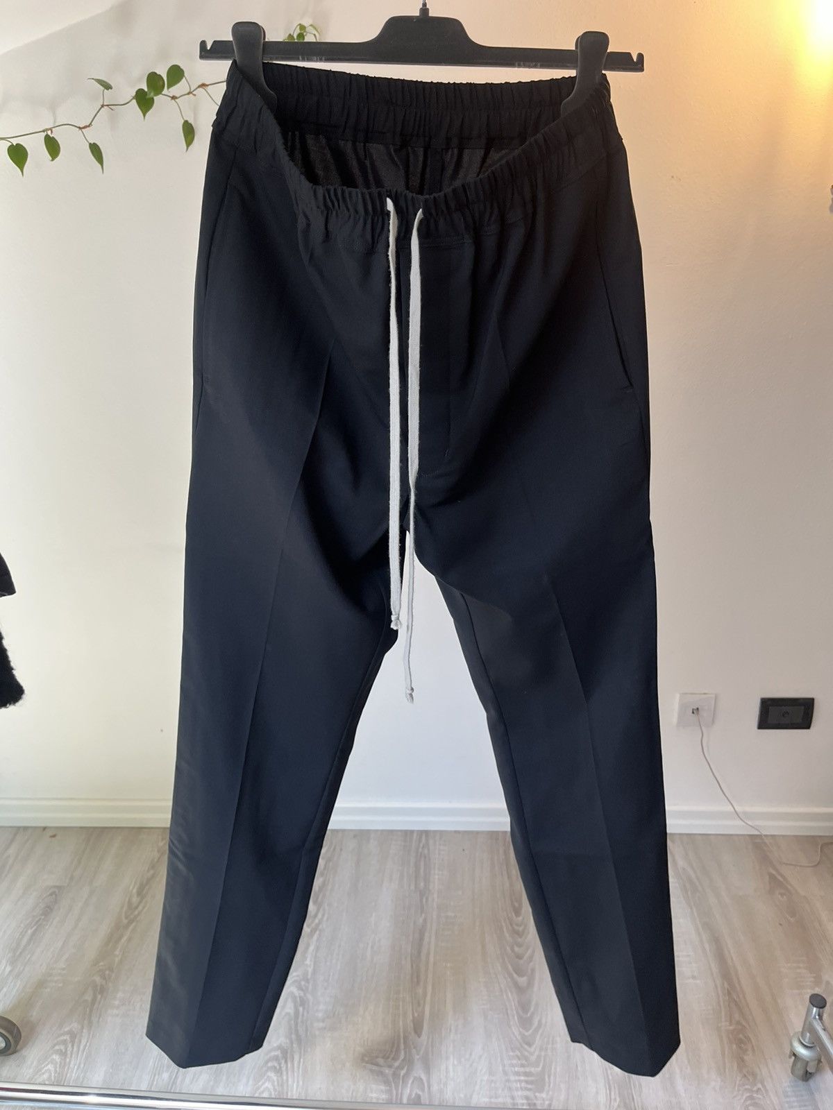Rick Owens Rick Owens FW23 Luxor Drawstring Wool Pants – New with Tags Size US 31 - 7 Thumbnail