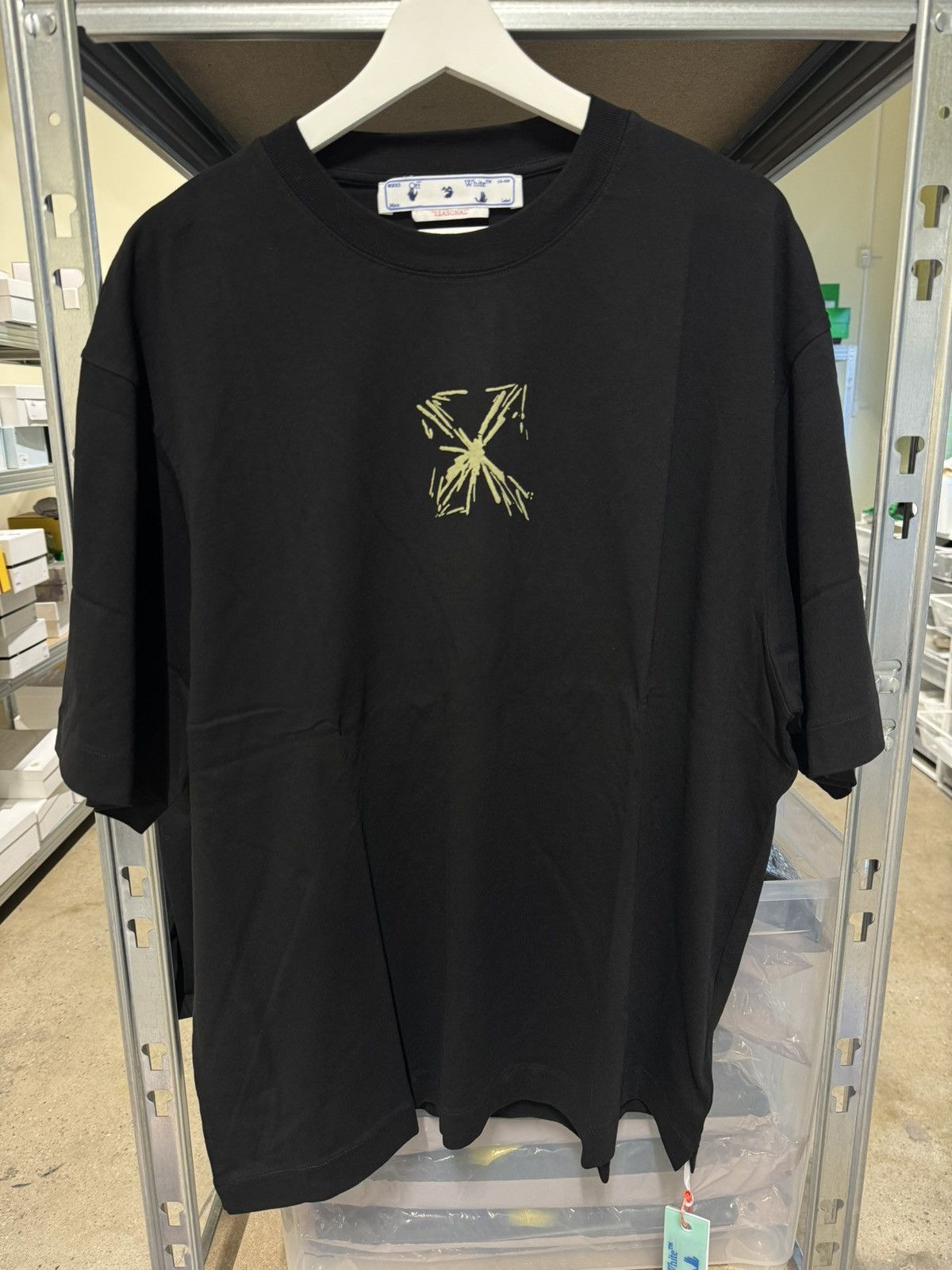 Off-White Off-White Splash Arrow T-Shirt NEW 550$ Size US L / EU 52-54 / 3 - 2 Thumbnail