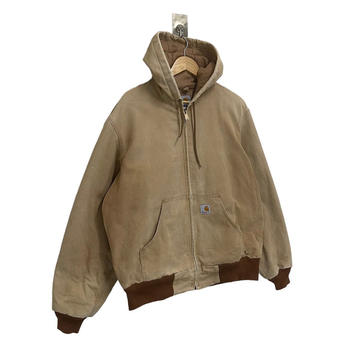 Carhartt × Carhartt Wip VINTAGE 90s CARHARTT HEAVYWEIGHT HOODIES JACKET MADE IN USA Size US L / EU 52-54 / 3 - 2 Thumbnail