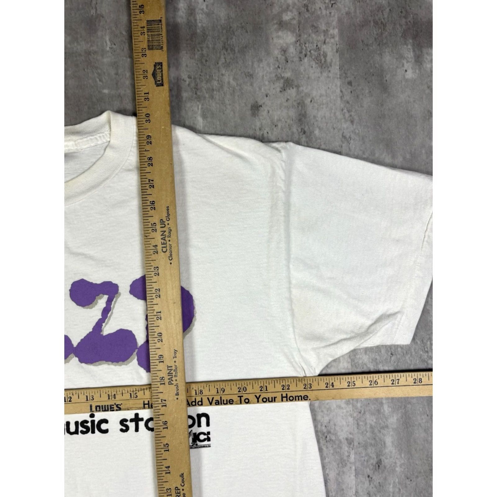 Delta VINTAGE Delta T-Shirt Graphic Print Crew Neck Short Sleeve White 90s 80s 70s Men XL Regular Cotton Size US XL / EU 56 / 4 - 3 Thumbnail