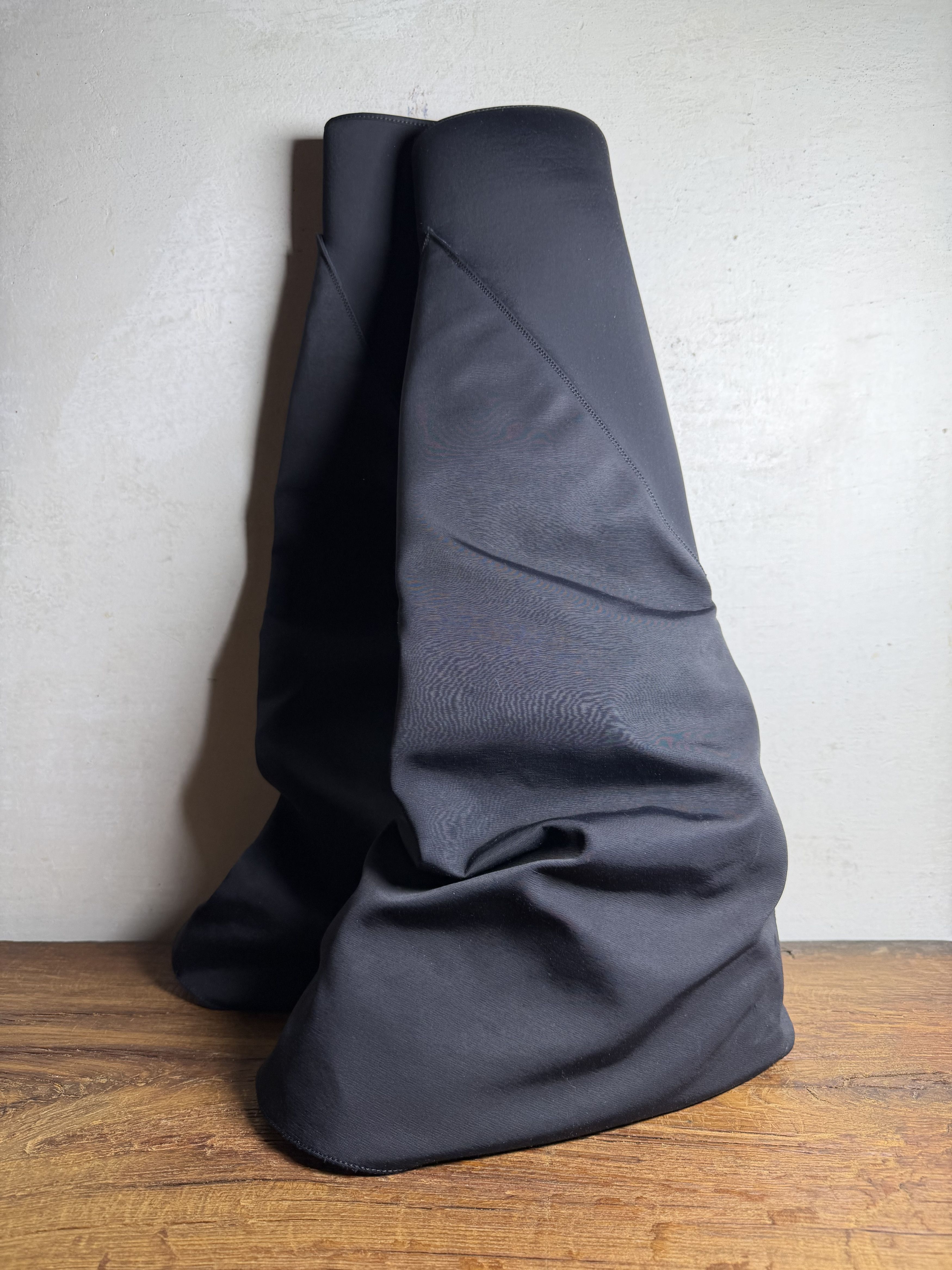 Rick Owens Drkshdw Rick Owens DRKSHDW Black Fetish Sneakers Size US 9 / IT 39 - 1 Thumbnail