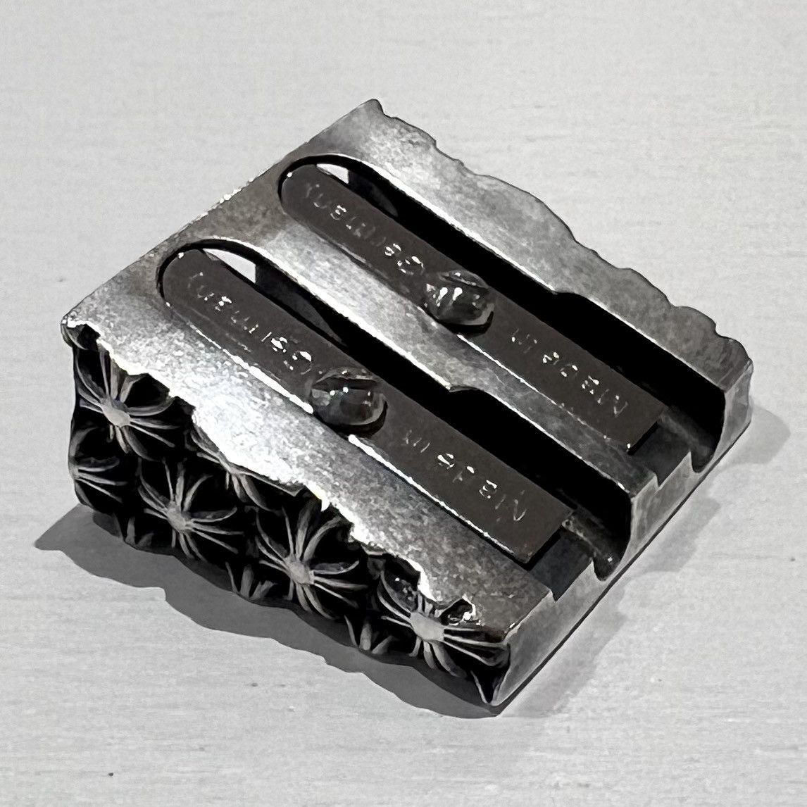 Chrome Hearts Chrome Hearts Silver Pencil Sharpener & Eraser Set Size ONE SIZE - 5 Thumbnail