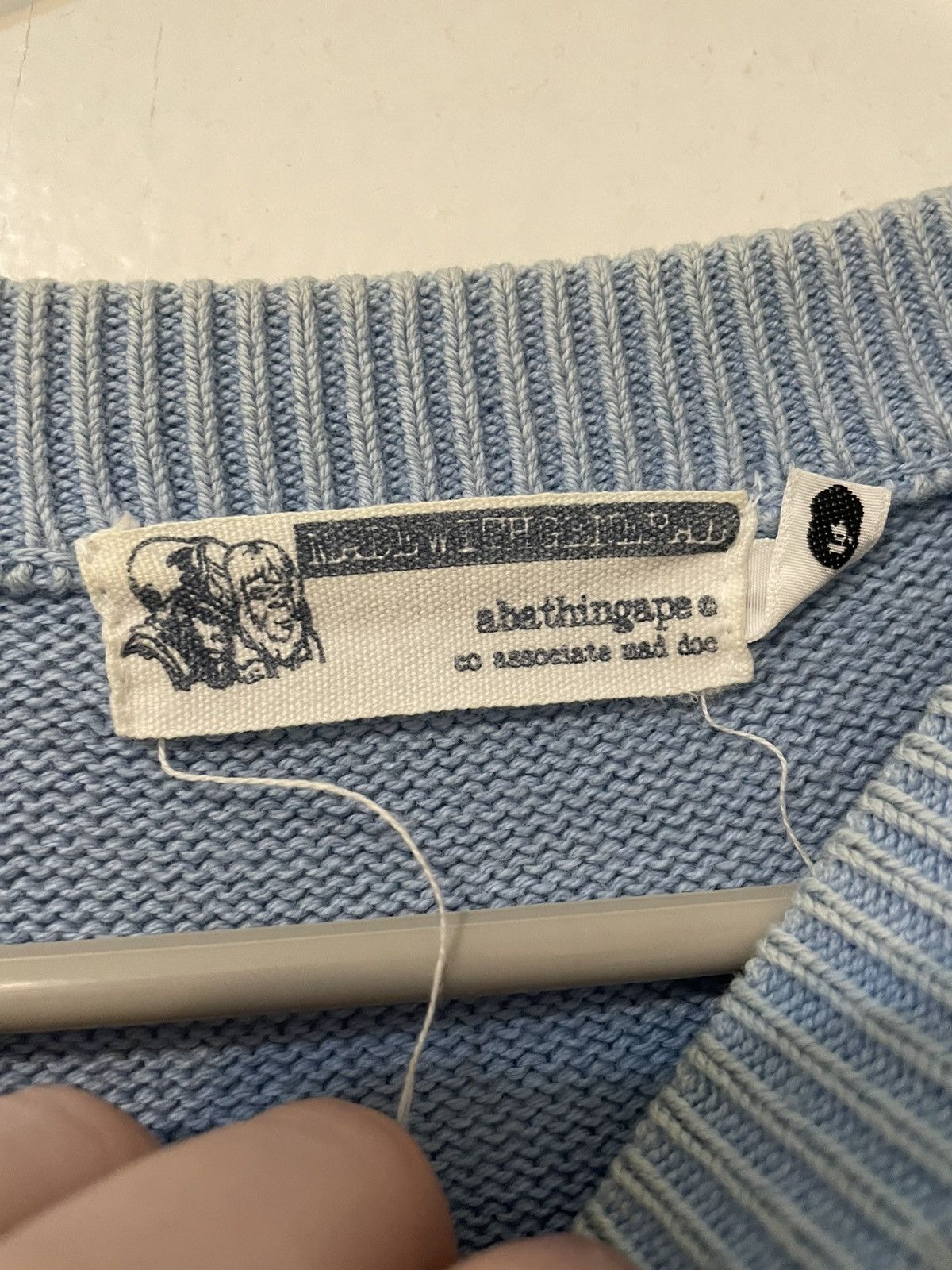 Bape Bape Sky Blue Rainbow Sweater Size US M / EU 48-50 / 2 - 4 Thumbnail