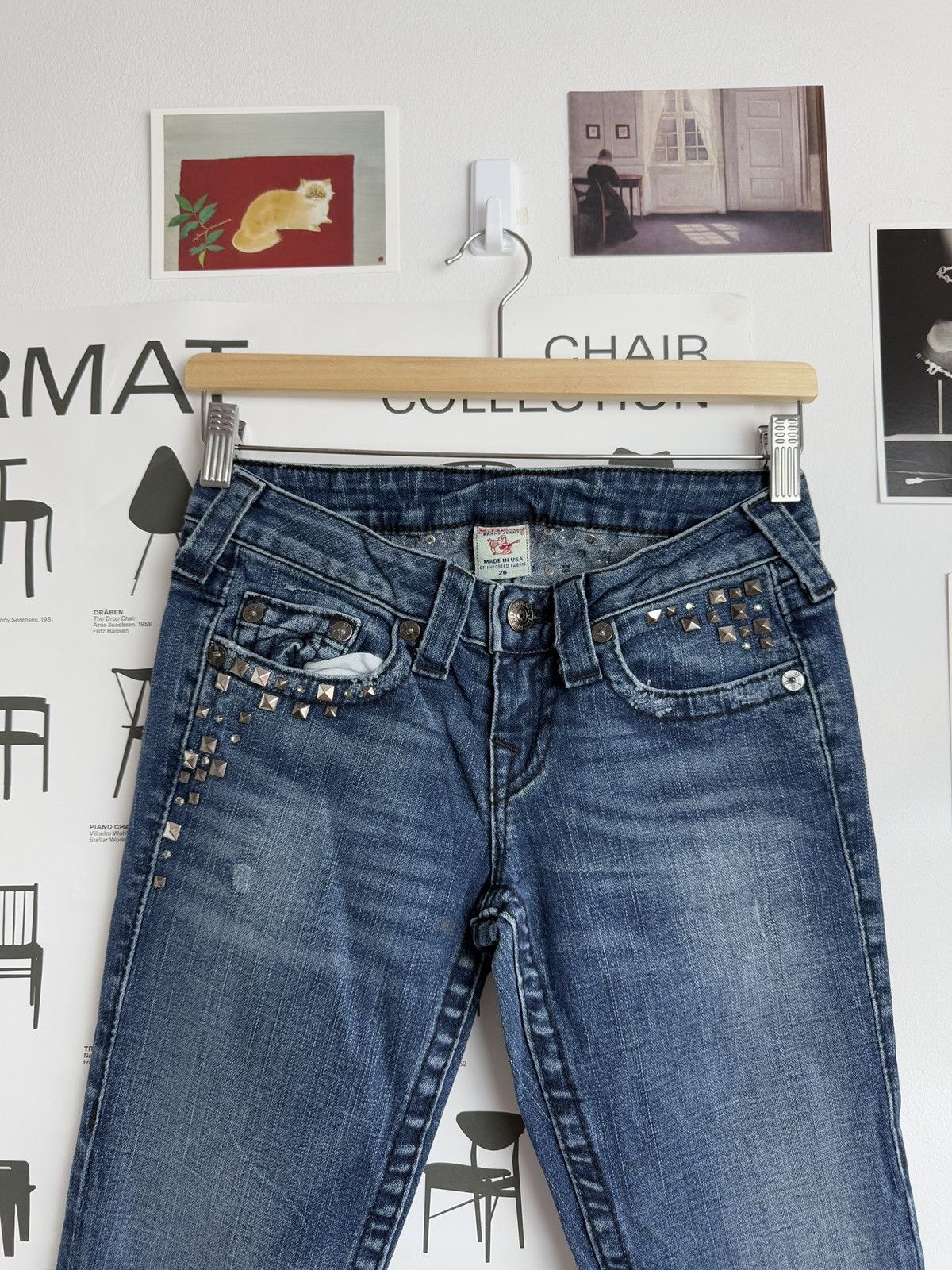 Designer × True Religion × Vintage Vintage y2k True Religion denim jeans pants 26 avantgarde 90s Size 26" / US 2 / IT 38 - 7 Thumbnail