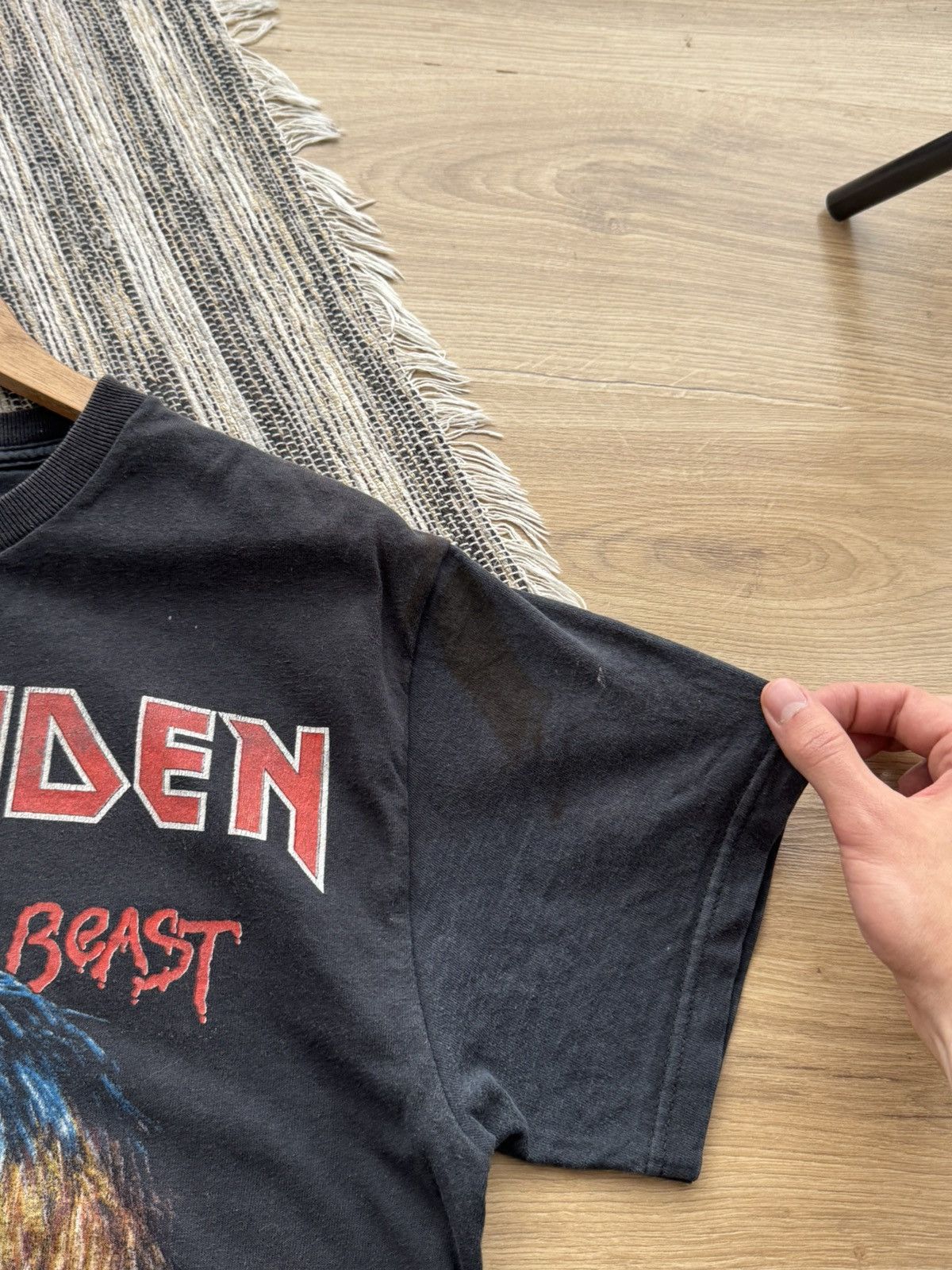 Band Tees Vintage Iron Maiden "TheNumber of the Beast" Rock Size US M / EU 48-50 / 2 - 6 Thumbnail