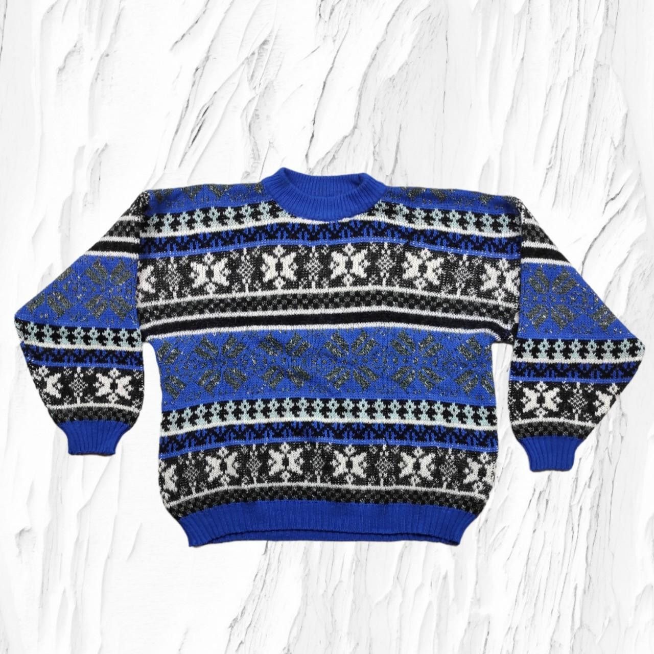 Vintage talian Vintage Cozy Wool Sweater for Winter Size US L / EU 52-54 / 3 - 2 Thumbnail