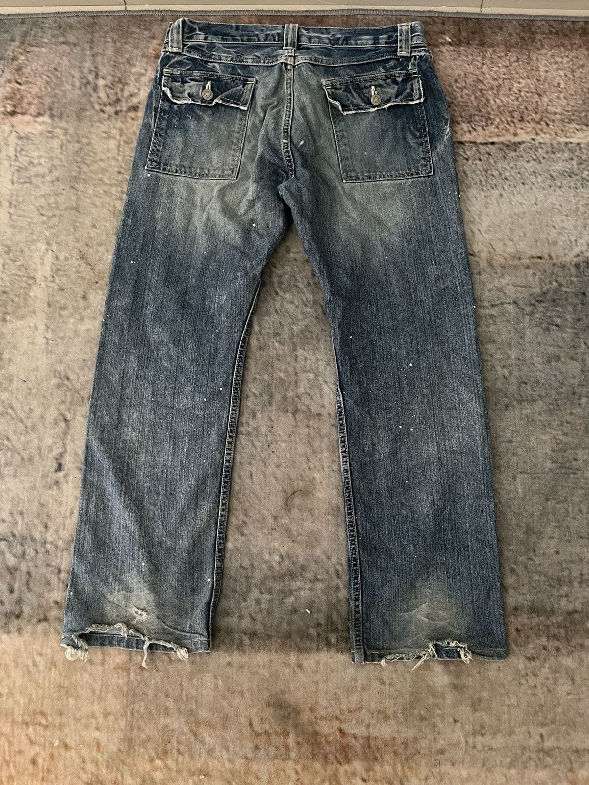 Eternal × Japanese Brand × Vintage Baggy Eternal Workwear Denim Size US 34 / EU 50 - 6 Thumbnail