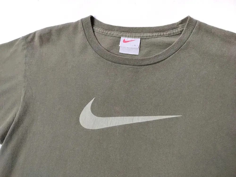 Nike × Vintage Vtg Nike Big Swoosh Usa made t shirt Size US M / EU 48-50 / 2 - 5 Thumbnail