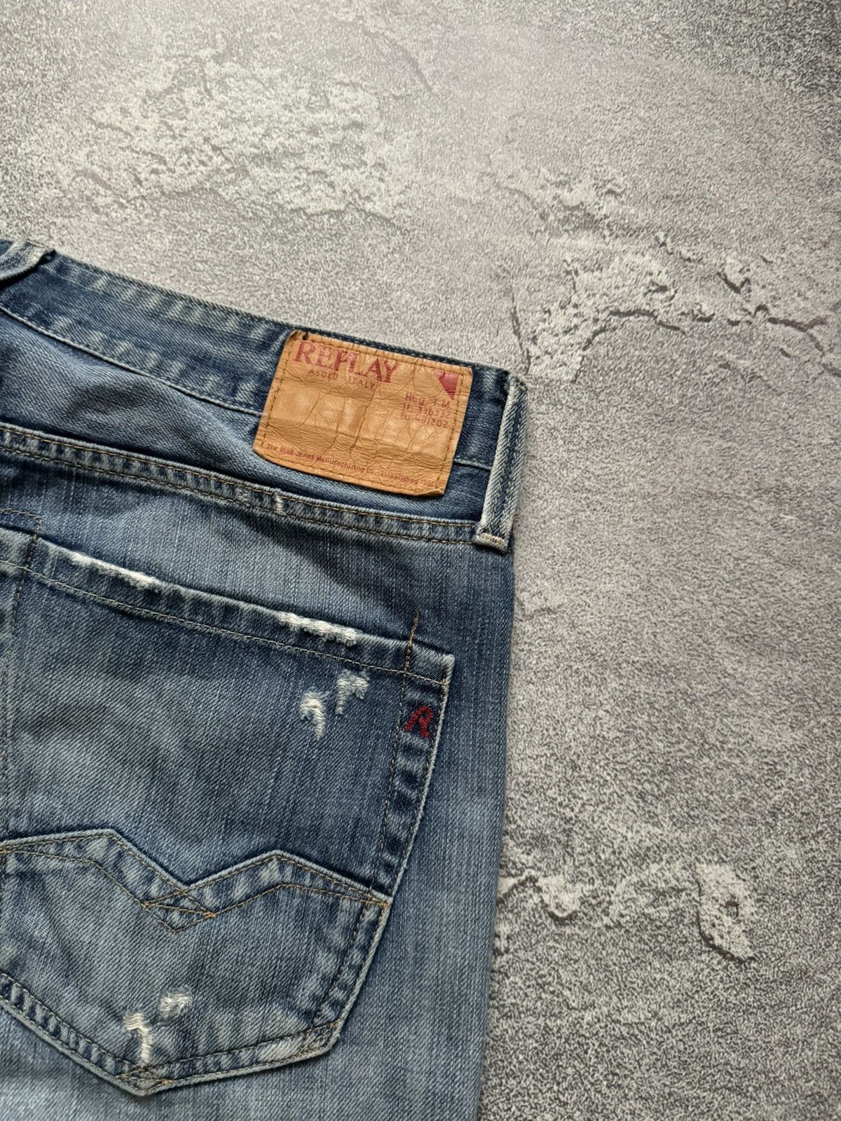 Replay Replay 32/32 waitom distressed denim pant trouser Jean chino Size US 32 / EU 48 - 14 Thumbnail