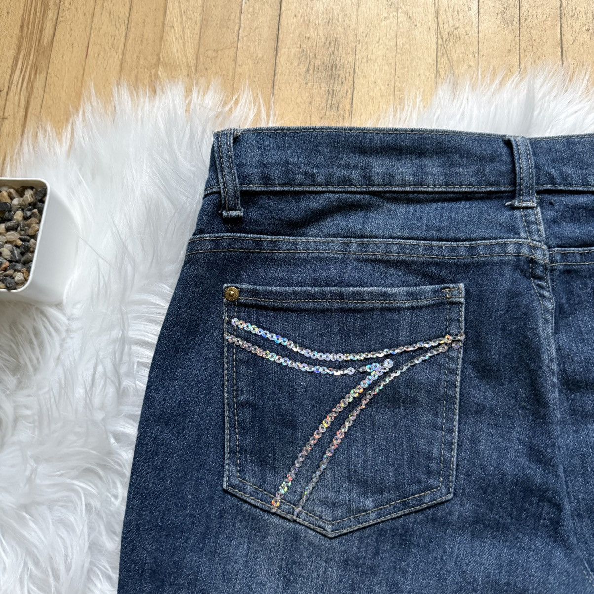 7 For All Mankind 📌 Vintage 90s 7 For All Mankind Flared Bootcut Faded Jeans Size 34" / US 12 / IT 48 - 5 Thumbnail