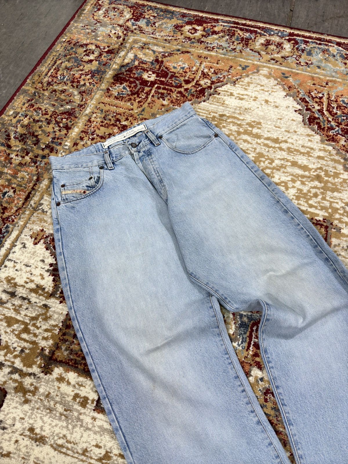 Diesel 90s Baggy Diesel Wide Jeans Pants Bootcut Y2K Size US 32 / EU 48 - 6 Thumbnail