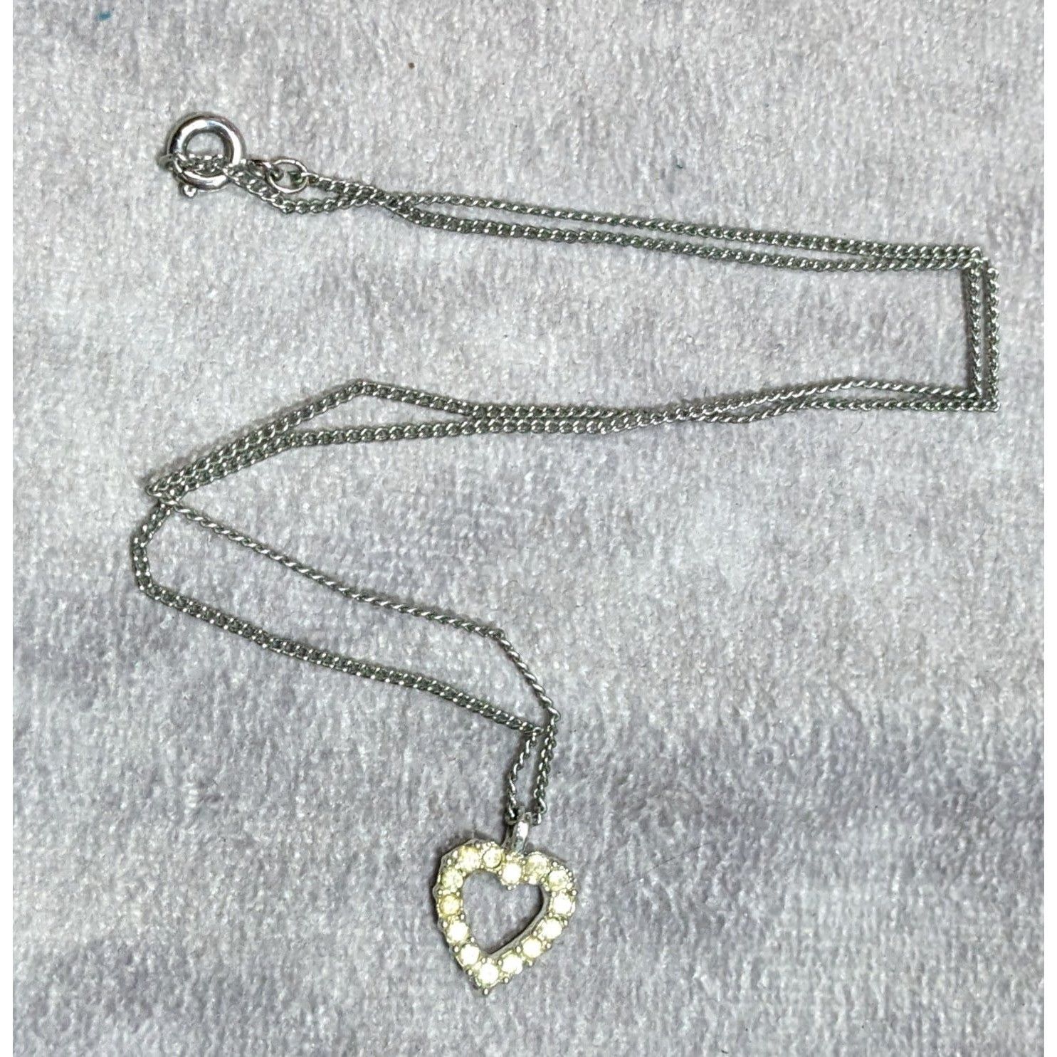 Other Vintage Romantic Delicate Open Heart Pendant Necklace Romant Size ONE SIZE - 6 Thumbnail