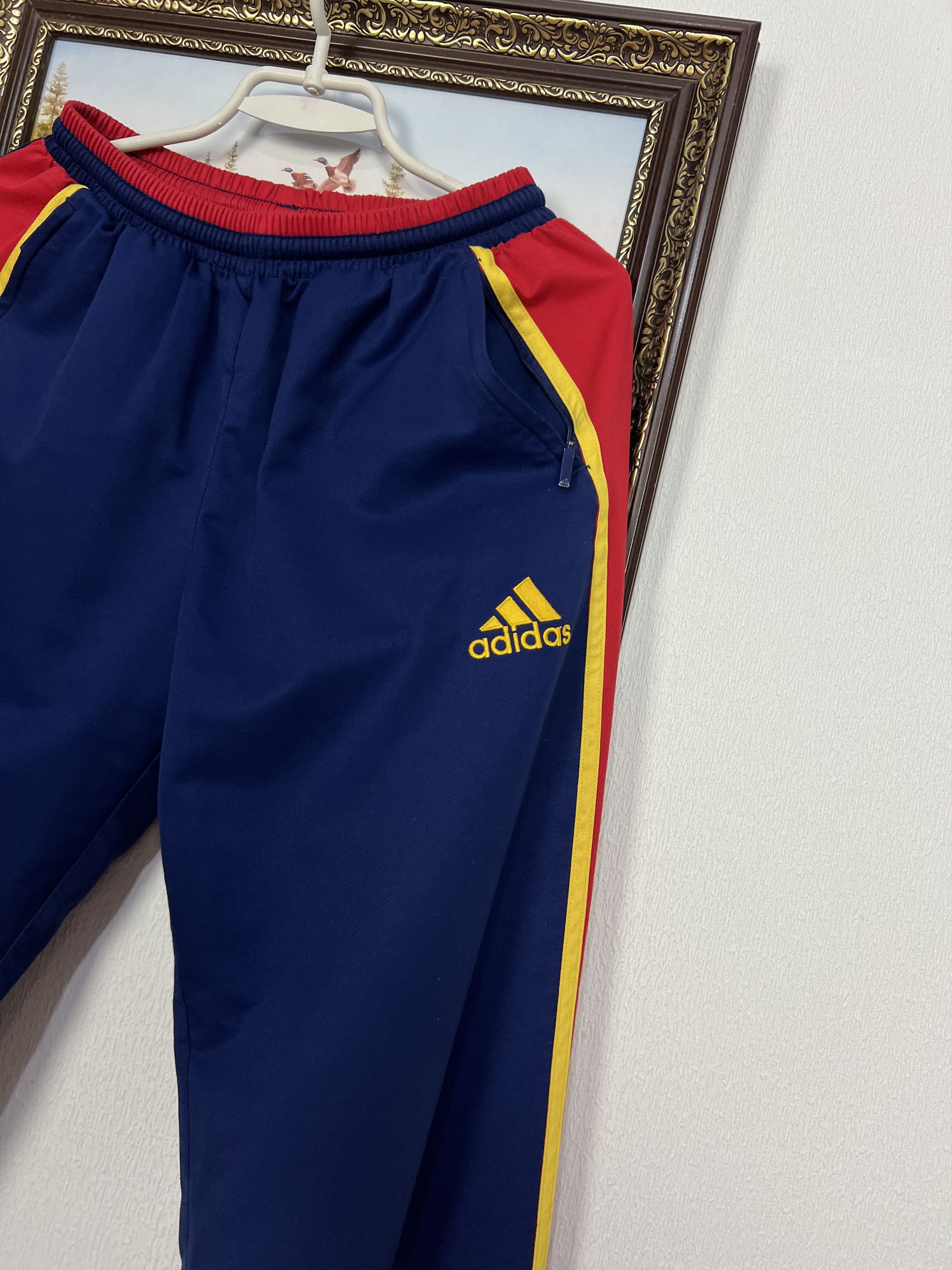 Adidas Vintage Adidas Romania Football Pants National Sweatpants Size US 30 / EU 46 - 2 Thumbnail