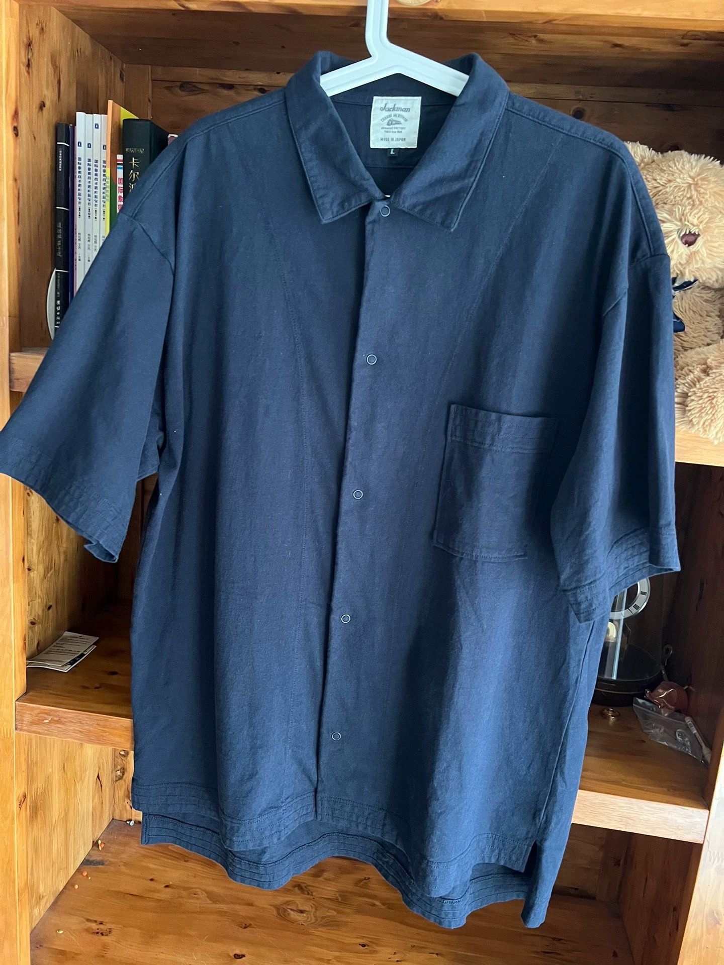Jackman Jackman BB City Boy Vintage SS Cardigan Dye Wash L Japan Size US L / EU 52-54 / 3 - 3 Thumbnail