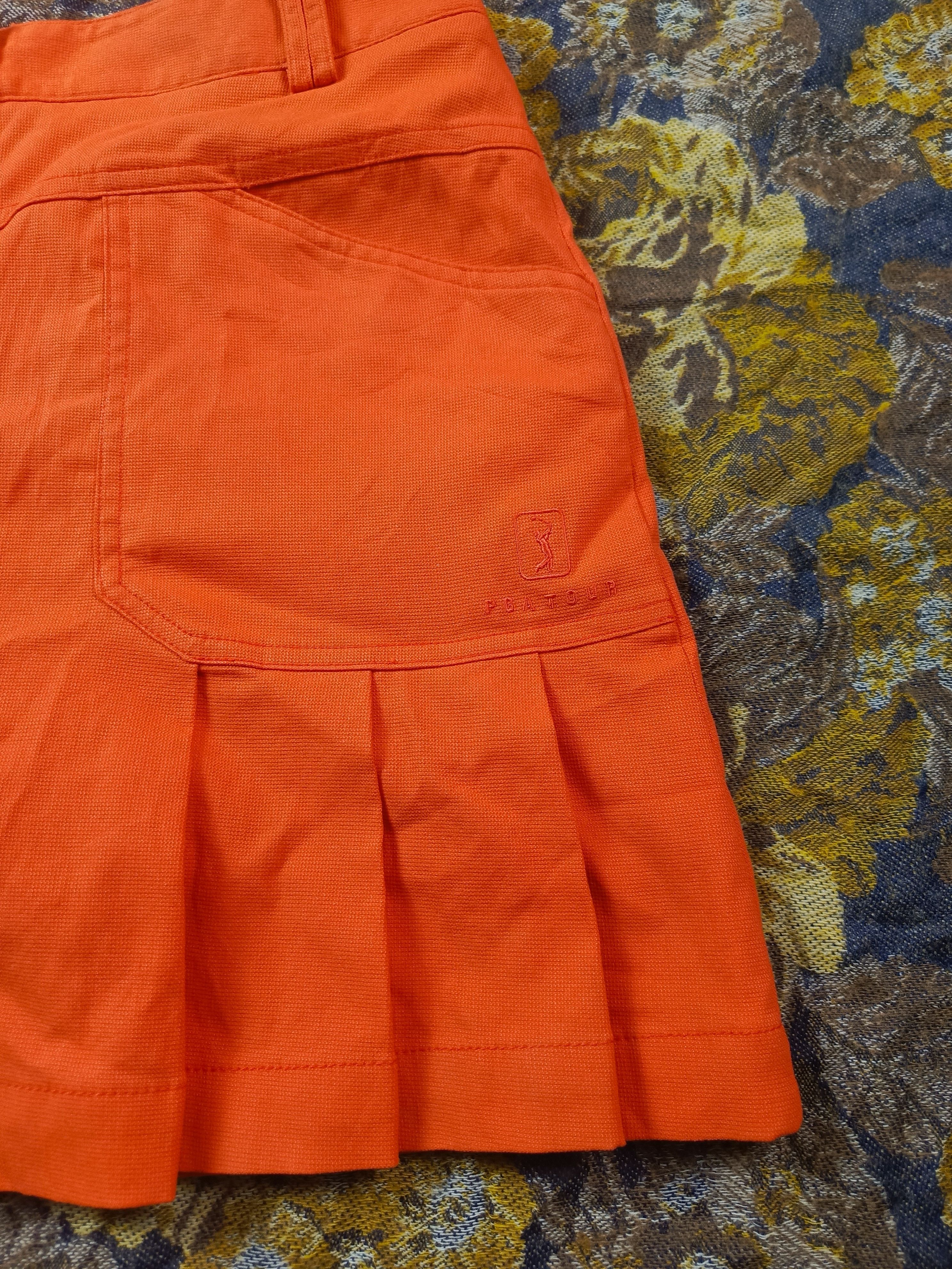 PGA Tour PGA Tour Bright Orange Golf Skort – Sporty Course Size 26" / US 2 / IT 38 - 3 Thumbnail