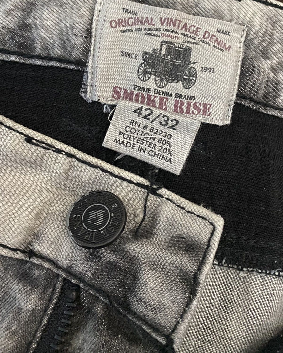 Smoke Rise Smoke Rise Jeans Inspired by Balmain Biker Jeans Size US 42 / EU 58 - 7 Thumbnail