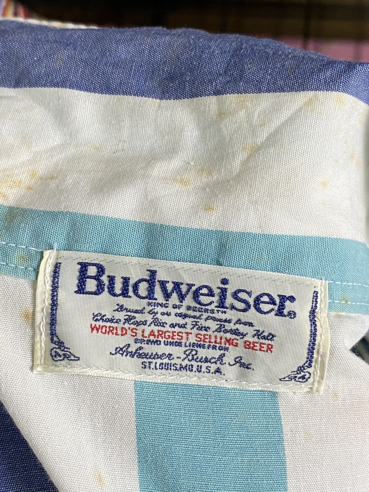 Budweiser × Vintage Vintage Budweiser button up Size US L / EU 52-54 / 3 - 15 Thumbnail