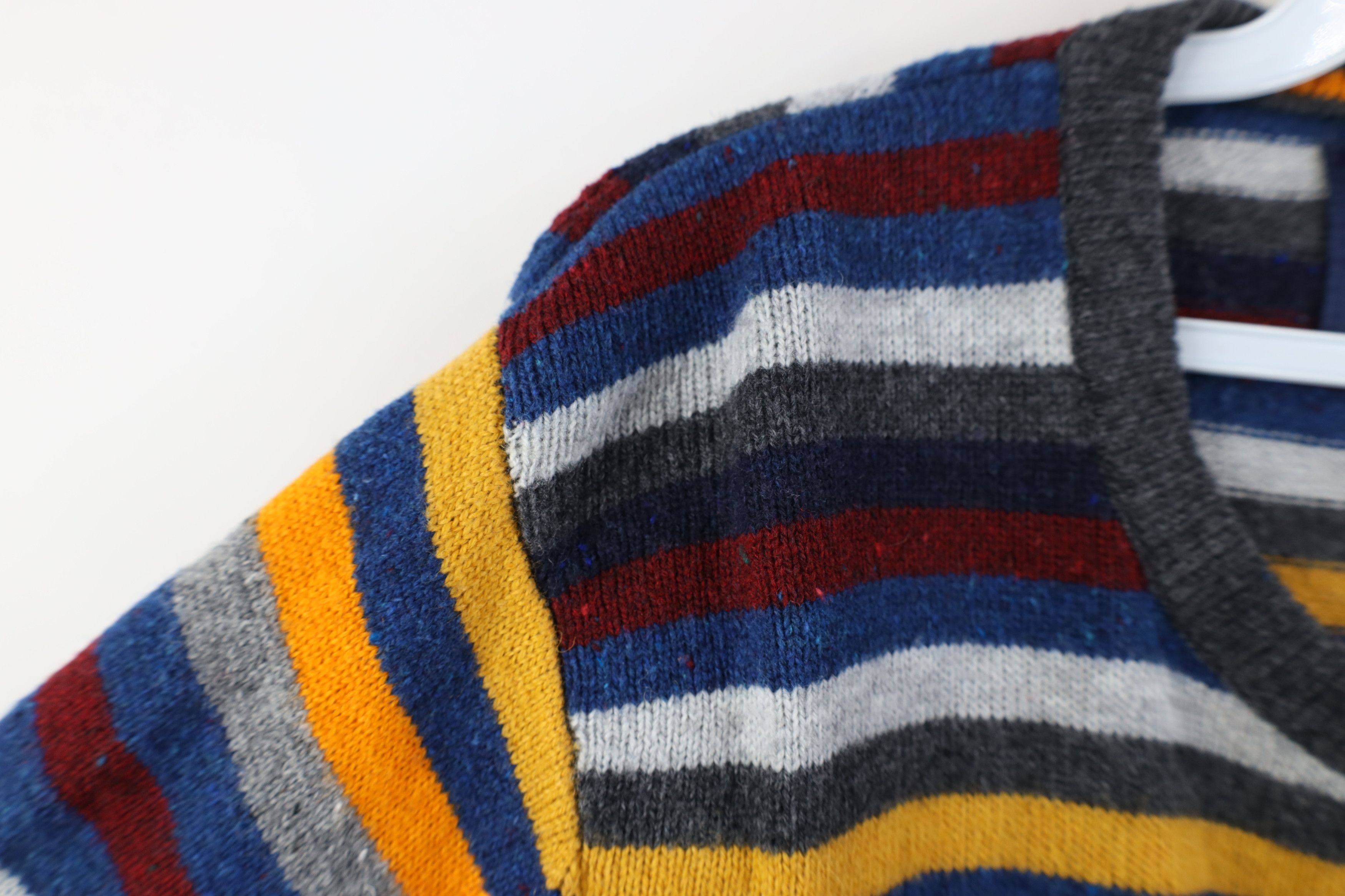 American Eagle Outfitters Vintage Y2K American Eagle Outfitters Rainbow Knit Sweater Size US L / EU 52-54 / 3 - 6 Thumbnail