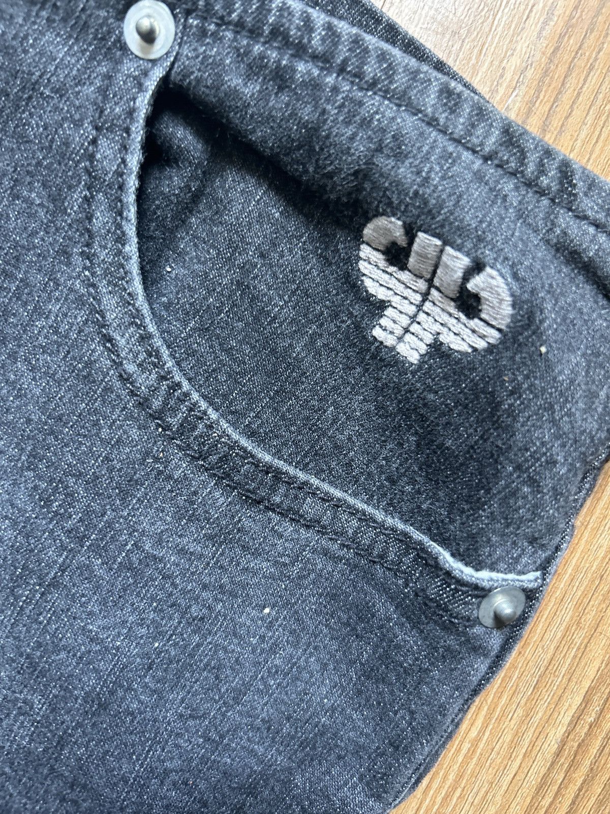 Vintage Vintage Y2K Pelle Pelle Washed Denim Lace-Up Jeans Size US 34 / EU 50 - 4 Preview