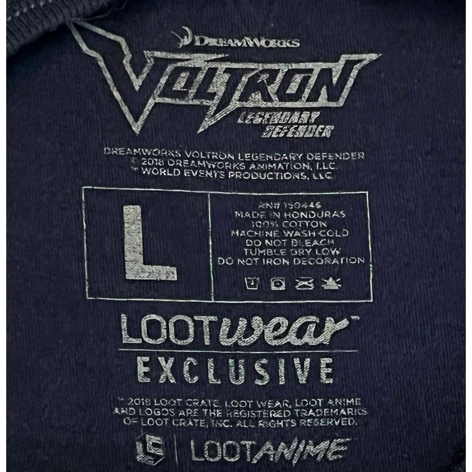 Other Voltron Legendary Defender T-Shirt Large Navy Blue 2018 Size US L / EU 52-54 / 3 - 4 Thumbnail