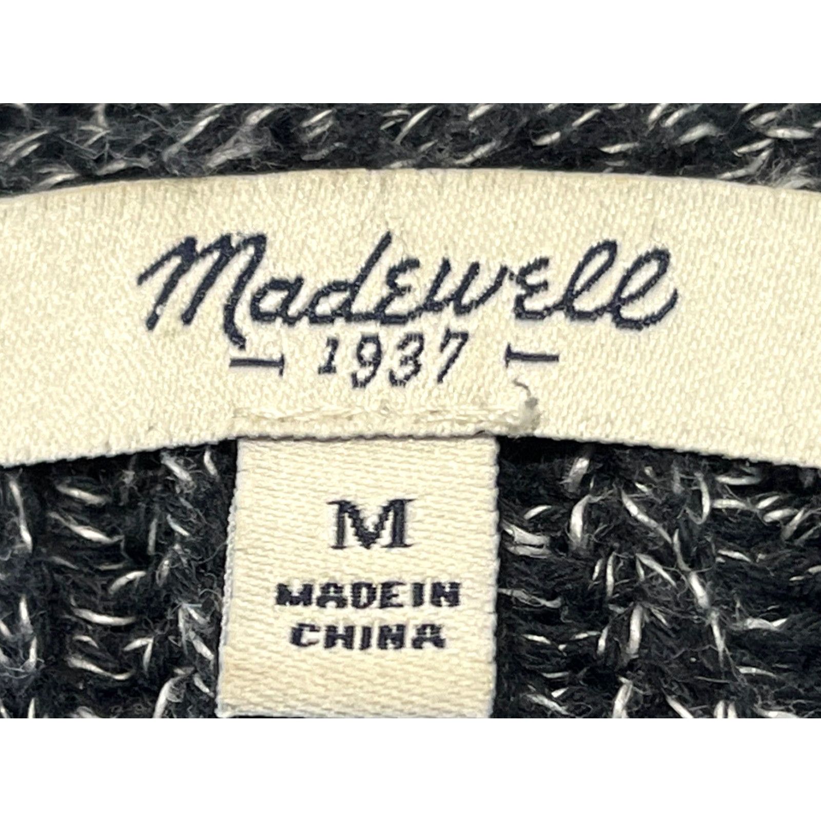 Madewell Madewell Crew Neck Pullover Sweater Adult Medium Women's Grey Black Size M / US 6-8 / IT 42-44 - 6 Thumbnail