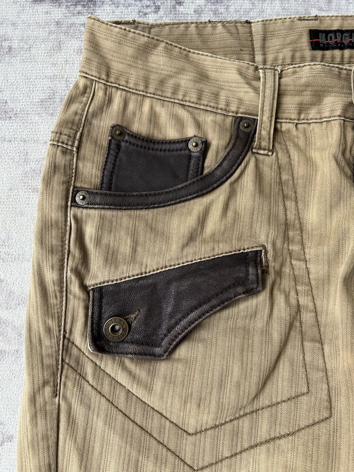 If Six Was Nine Morgan Flared Leather Pocket Pants Size US 29 - 4 Thumbnail