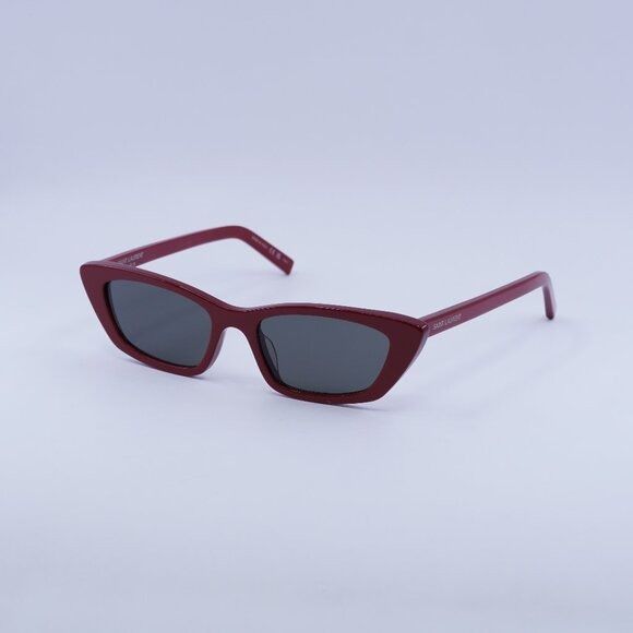 Saint Laurent Paris 🕶️ New Saint Laurent SL277 012 Sunglasses - Red Frame Size ONE SIZE - 3 Thumbnail