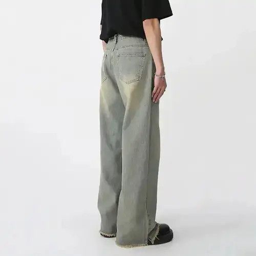 Designer × Japanese Brand × Vintage Vintage Straight Wide Leg Blue Jeans Size US 31 - 2 Thumbnail