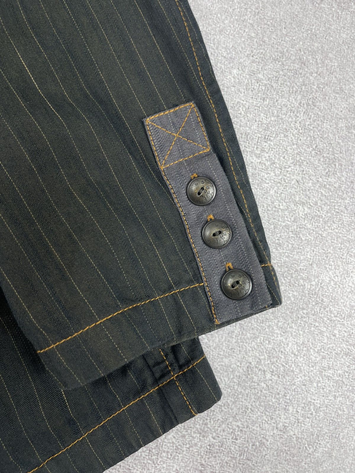 Hugo Boss × Vintage Vintage Hugo Boss Stripped Blazer Jacket Men’s Size 42R - 4 Thumbnail