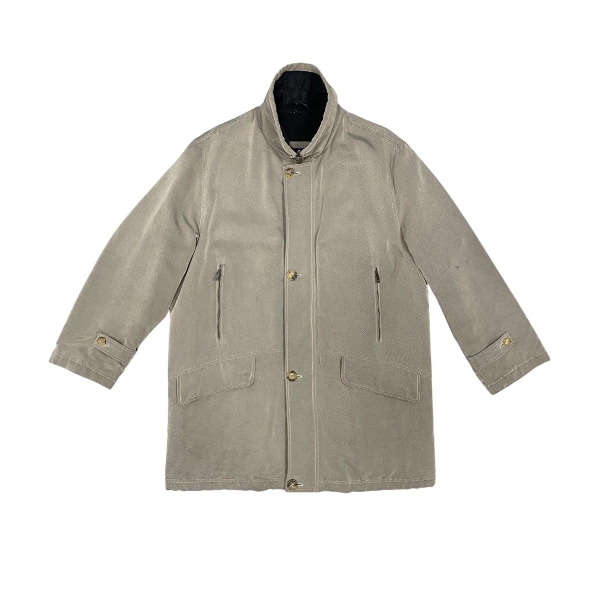 Canali Canali Coat Jacket Size 52 Size US L / EU 52-54 / 3 - 1 Thumbnail