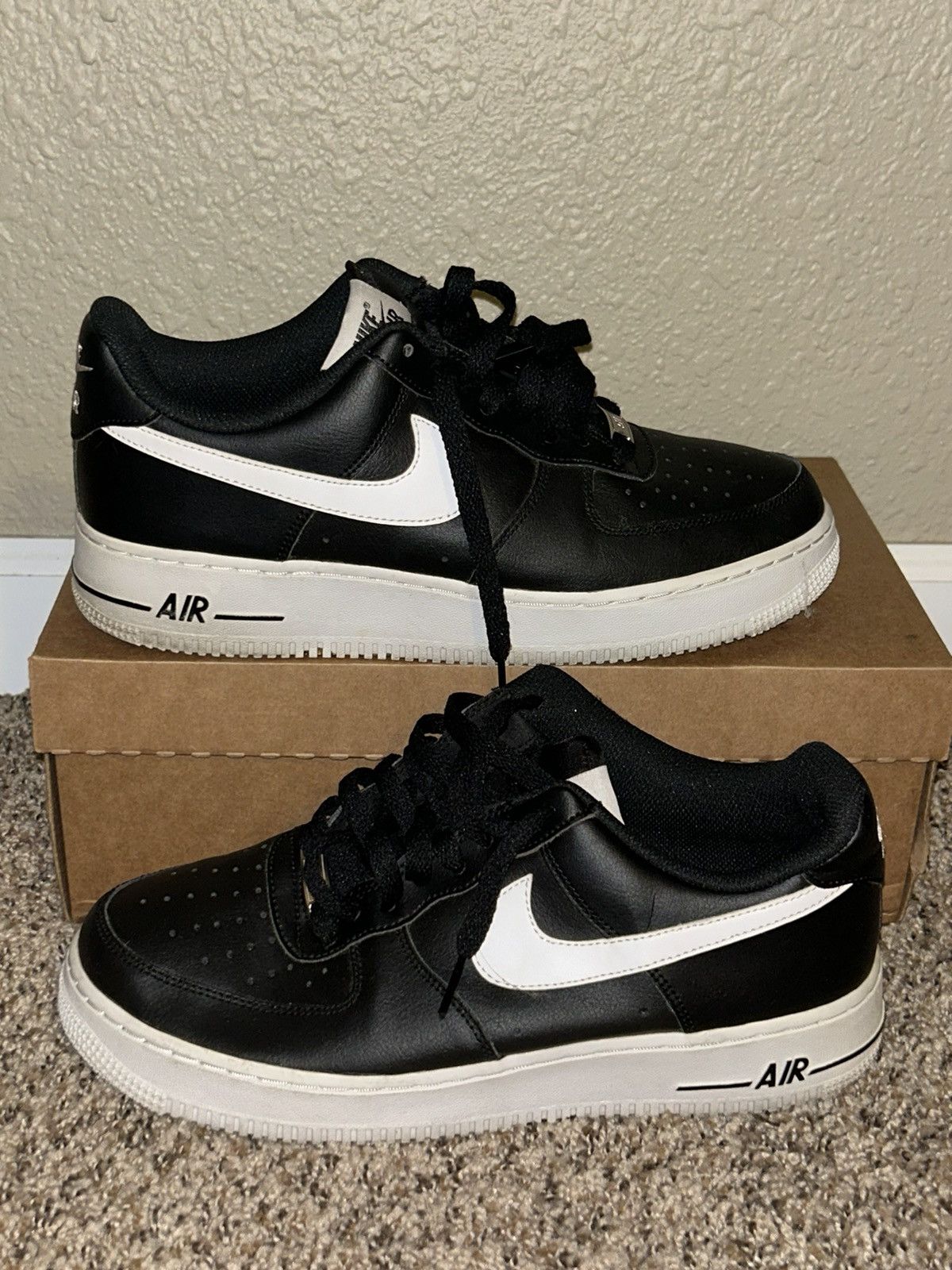 Nike Nike Air Force 1 07 AN20 Black White Size US 9 / EU 42 - 1 Thumbnail