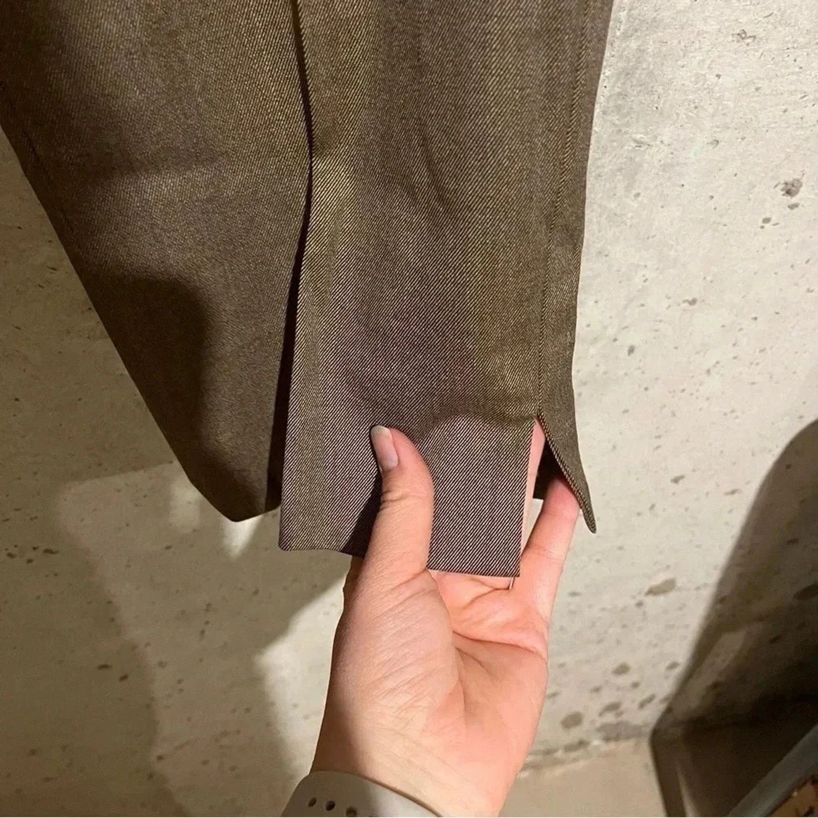 Barry Bricken Barry Bricken bbzipper Bacall Trousers Brown Wool Size 8 Size 30" / US 8 / IT 44 - 5 Thumbnail