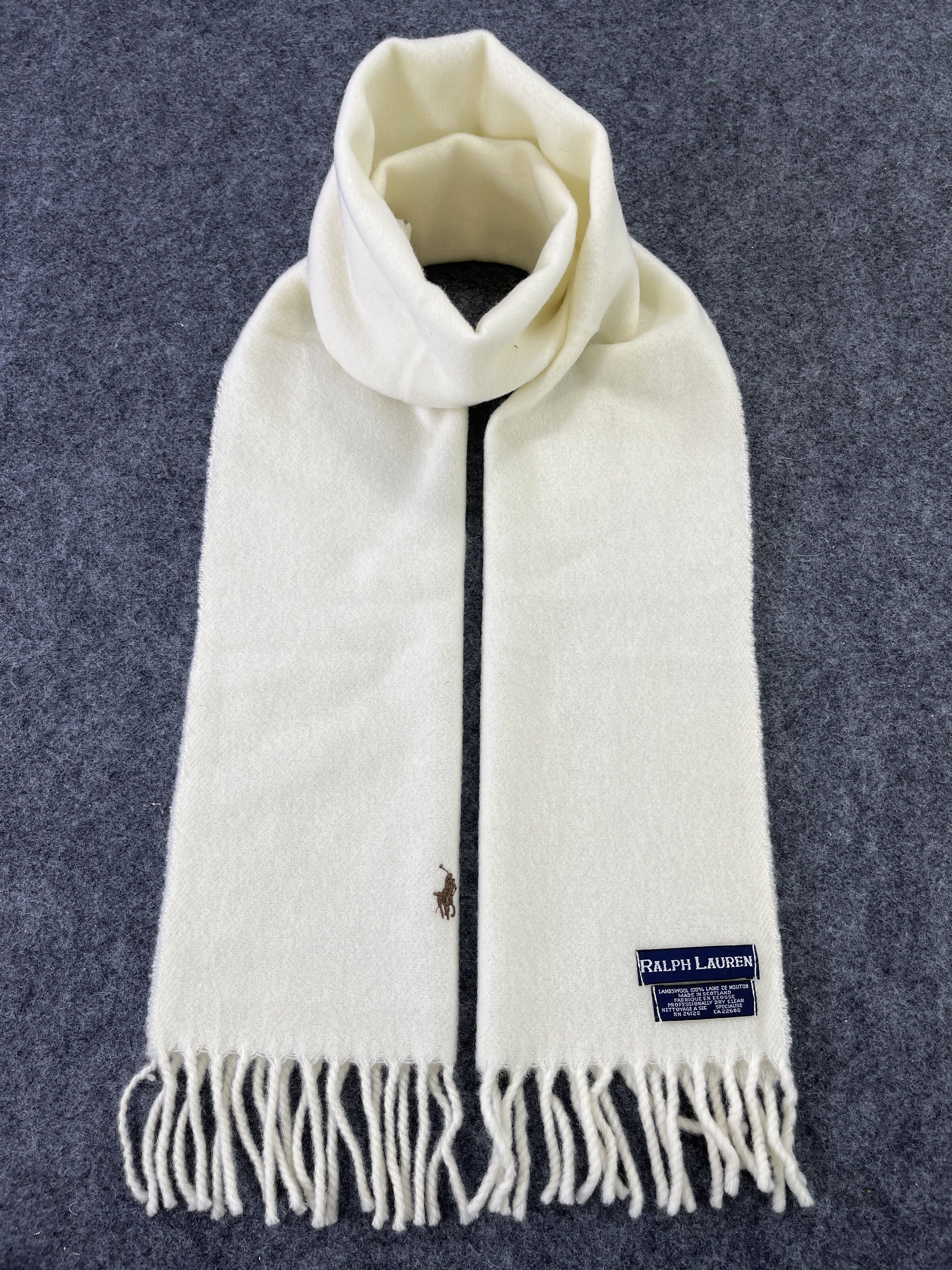 Ralph Lauren × Vintage Ralph Lauren Scarf / Muffler / Neckwear T047 Size ONE SIZE - 1 Thumbnail