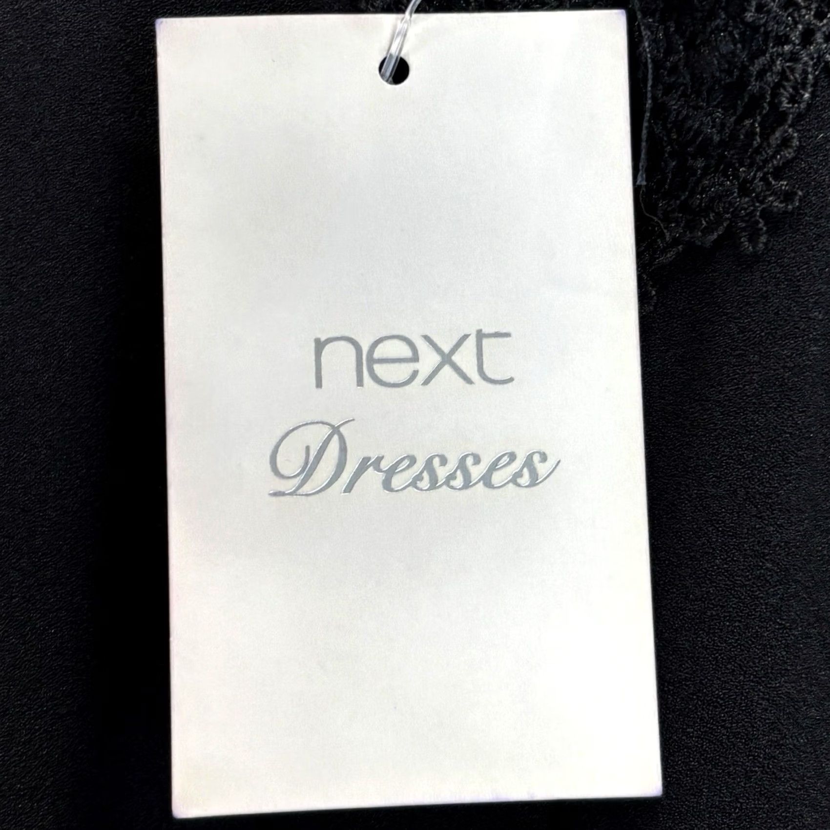 NEXT Next Dress UK10 Stretch Fishtail & Lace Strappy Black Evening Party Event Dress Size L / US 10 / IT 46 - 7 Thumbnail