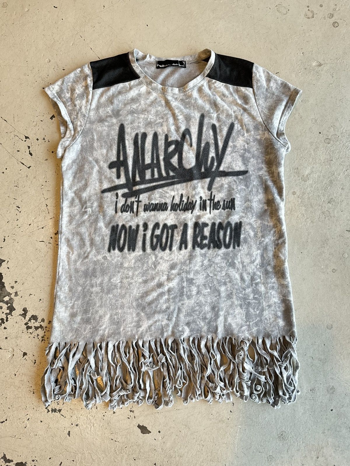 Japanese Brand Y2K Baby Burn Punk Riot Poem Sleeveless Size US M / EU 48-50 / 2 - 1 Thumbnail
