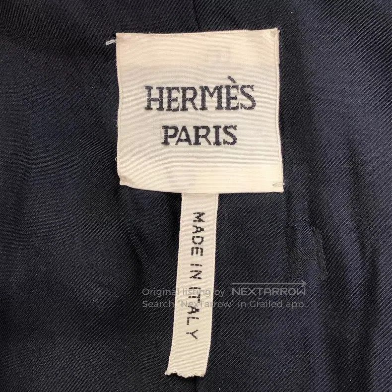Hermes Hermes Zippered goatskin leather jacket Size XXS / US 00 / IT 34 - 6 Thumbnail
