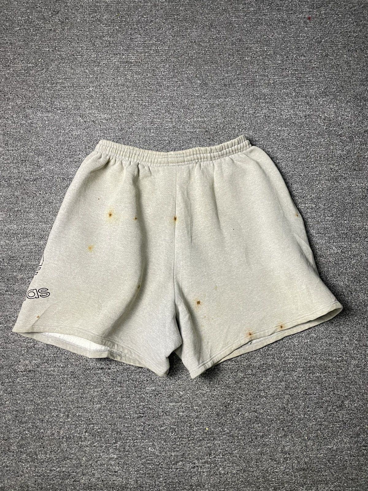 Adidas × Vintage Vintage Adidas Trefoil Sweat Shorts (93) Size US 26 / EU 42 - 8 Thumbnail