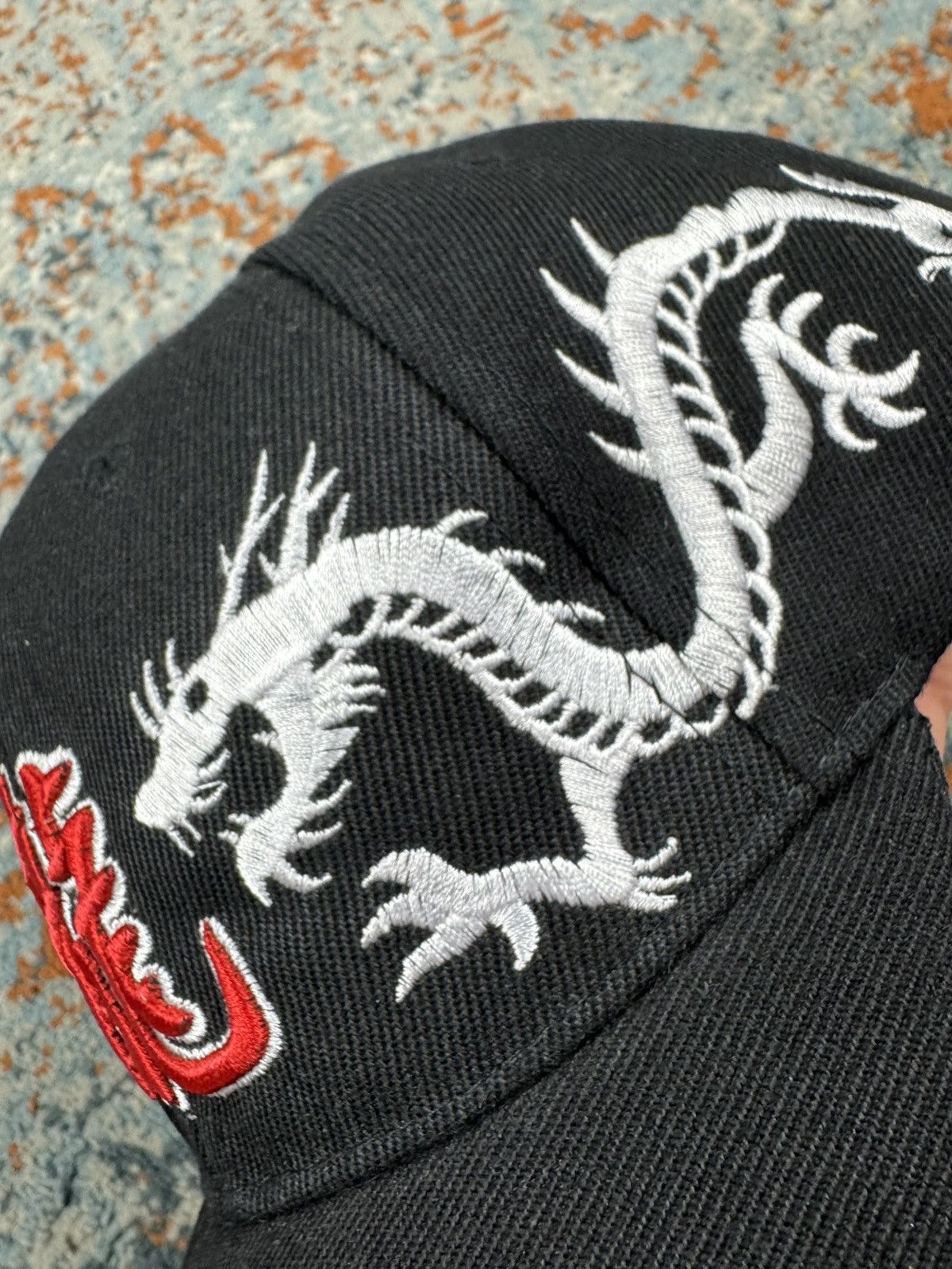 Vintage Vintage Y2K Dragon embroidered hat jnco style skate swag 00s Size ONE SIZE - 7 Thumbnail