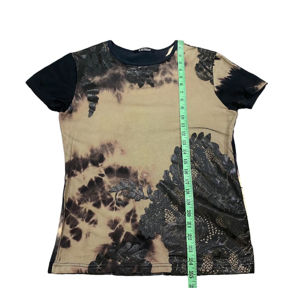 5351 POUR LES HOMMES × Vintage Vintage 5351 Pour Les Homme Mesh Tshirt Tie Dye S Size Size S / US 4 / IT 40 - 16 Thumbnail