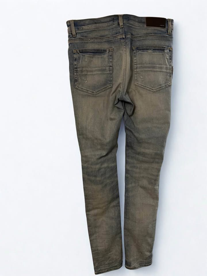Amiri AMIRI Biker Patch Jeans Clay Indigo distressed size 34 Size US 34 / EU 50 - 2 Thumbnail