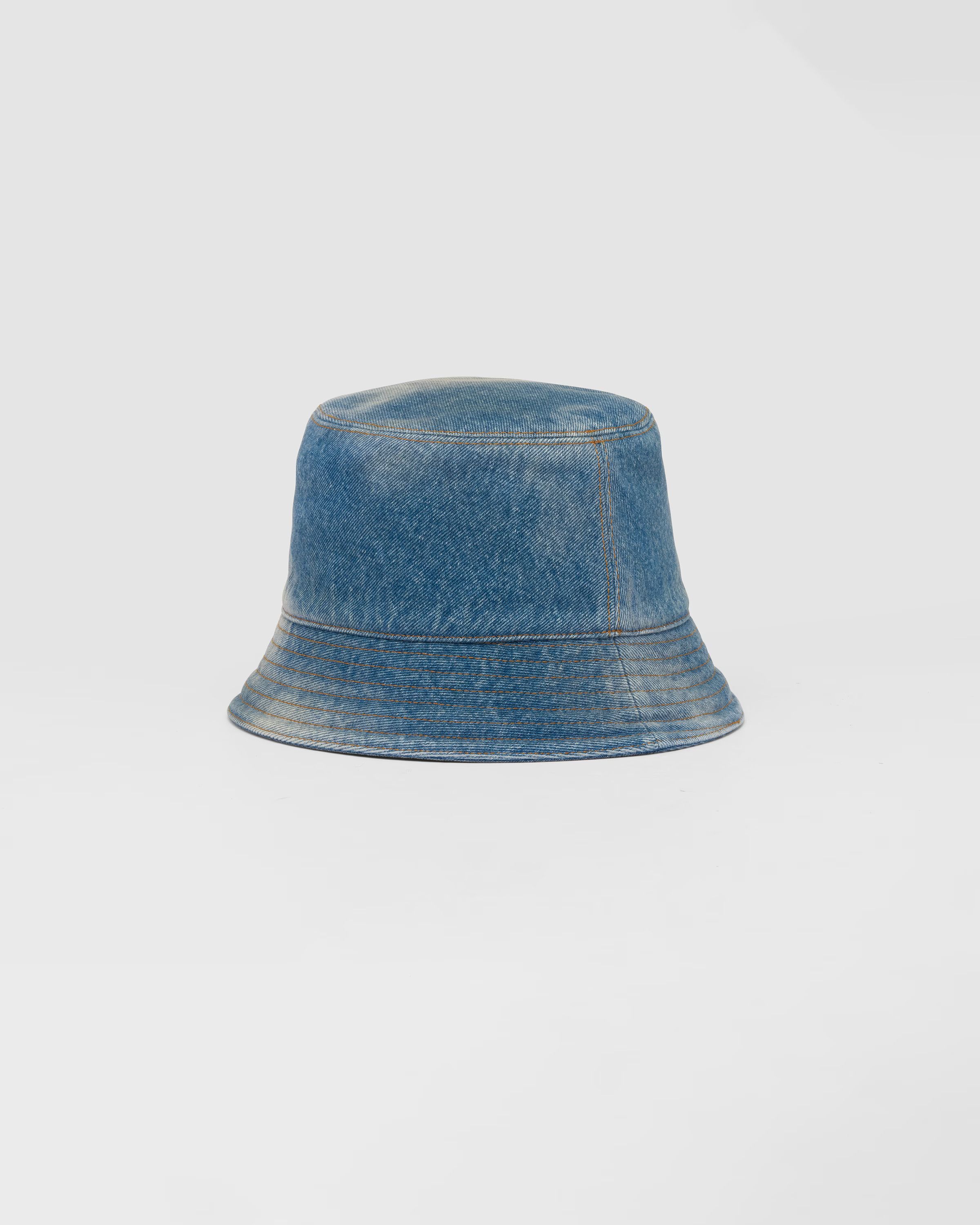 Prada (size SMALL) Denim bucket hat Size ONE SIZE - 12 Thumbnail