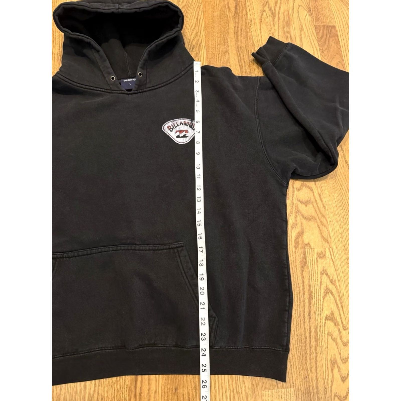 Billabong VINTAGE Billabong Pullover Hoodie Sweatshirt Hoodie Mens L Black Y2k Grunge Surf Skate Front Kangaroo Pocket Ribbed Cuffs Drawstrings Size US L / EU 52-54 / 3 - 7 Thumbnail